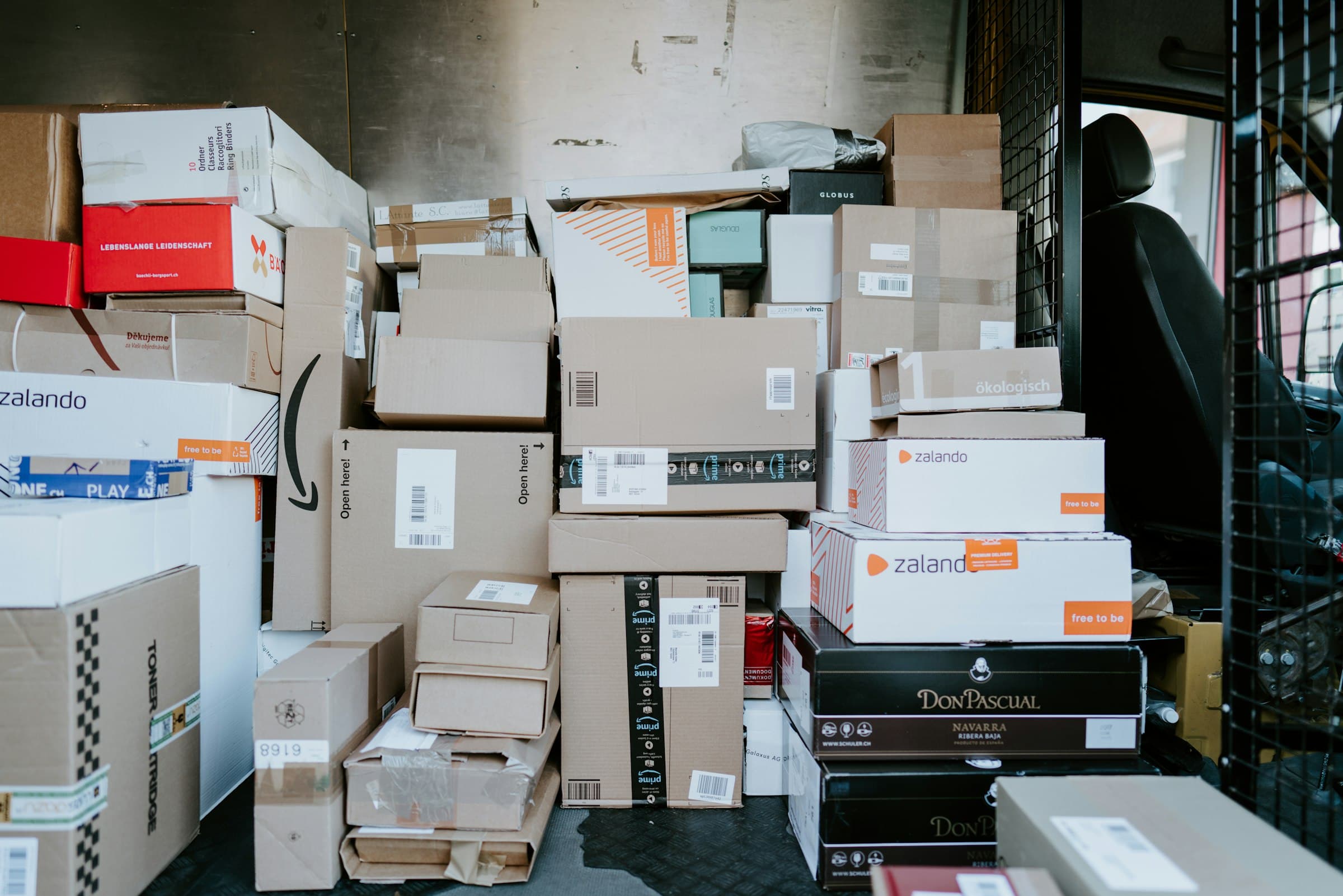 Pakete und Kartons – Einsatzbereich Verpackung